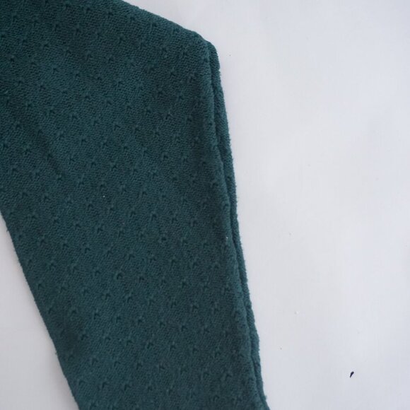 vintage Northern Traditions Hunter Green Knit Floral Beaded button-up Cardigan S - Picture 5 of 12